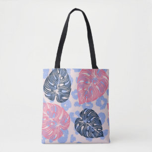 Bolso De Tela Patrón de la jungla salvaje sin soldadura, fondo c