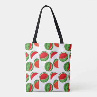 Bolso De Tela Patrón de la sandía Whimsical de moda