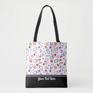 Bolso De Tela Patrón de lápiz labial
