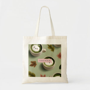 Bolso De Tela Patrón de latte mate personalizado