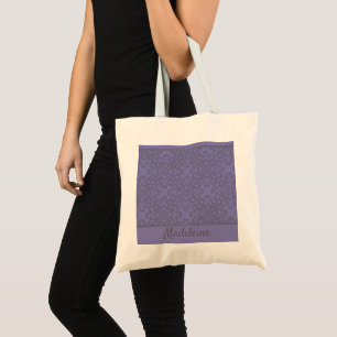 Bolso De Tela Patrón de lavanda personalizado