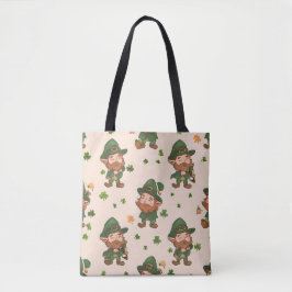 Bolso De Tela Patrón de Leprechaun Cuto