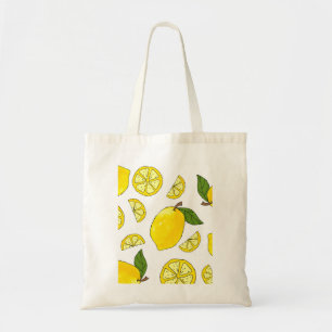 Bolso De Tela Patrón de limón Rentabilidad de la cocina Material