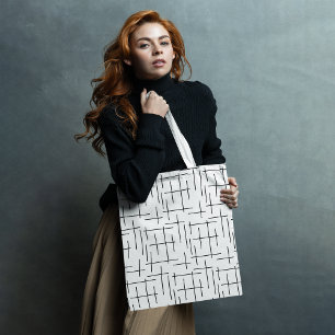 Bolso De Tela Patrón de línea