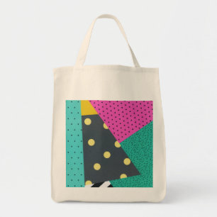 Bolso De Tela Patrón de líneas geométricas modernas y elegantes