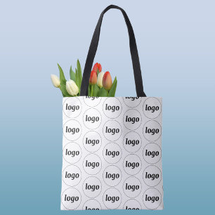 Bolso De Tela Patrón de logotipo simple promoción comercial