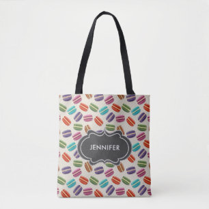 Bolso De Tela Patrón de macarones de color lindo con puntos de p
