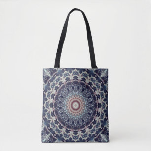 Bolso De Tela Patrón de mandala ornamental sin soldadura arábigo