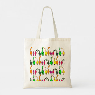 Bolso De Tela Patrón de manguitos de gato coloridos