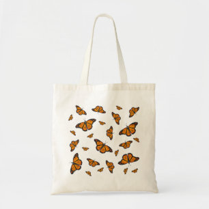 Bolso De Tela Patrón de mariposa monarca