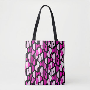 Bolso De Tela Patrón de media luna 010921 - rosa magenta