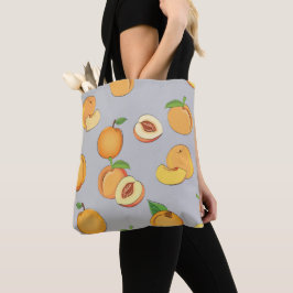 Bolso De Tela Patrón de melocotón 6