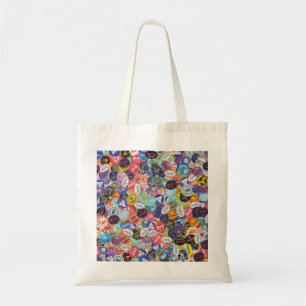 Bolso De Tela Patrón de montaje de Pegatina de frutas
