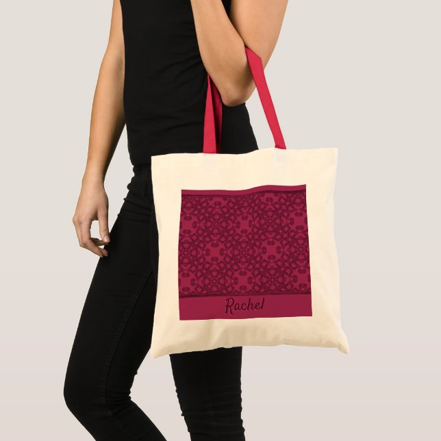 Bolso De Tela Patrón de moras personalizado (Anverso (producto))