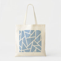 Patrón de mosaico azul pálido y blanco