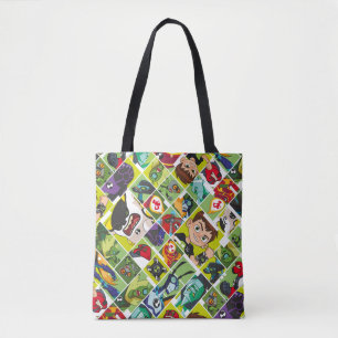 Bolso De Tela Patrón de mosaico de Ben 10 Alien