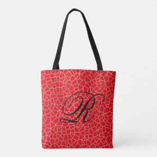 Bolso De Tela Patrón de mosaico dorado sobre cualquier color con