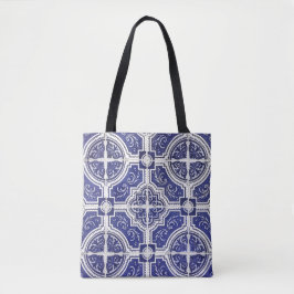 Bolso De Tela Patrón de mosaicos rusos portugueses - Azulejo