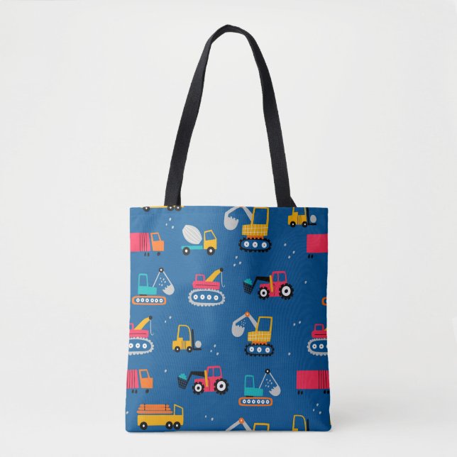 Bolso De Tela Patrón de movers de la construcción de corte (Anverso)