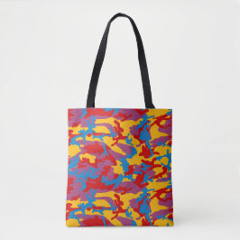 Bolso De Tela Patrón de movimiento negrita