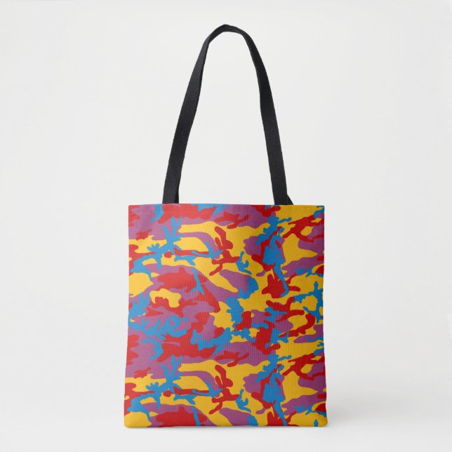 Bolso De Tela Patrón de movimiento negrita (Anverso)