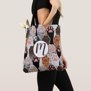 Bolso De Tela Patrón de muchas paradas de gato