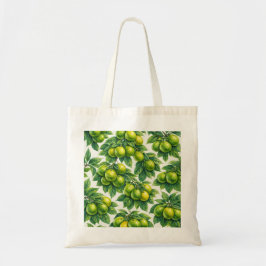 Bolso De Tela Patrón de Naranja Calamondín