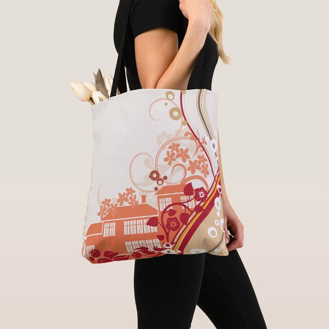 Bolso De Tela Patrón de natación y naturaleza del Ilustracion de (Subido por el creador)