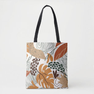 Bolso De Tela Patrón de naturaleza abstracta sin inconvenientes