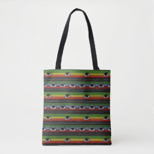 Bolso De Tela Patrón de ojos psicodélicos