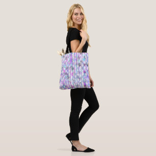 Bolso De Tela Patrón de Ondas de Estallido de Estrellas Soñadora