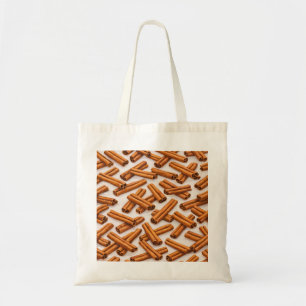 Bolso De Tela Patrón de palitos de canela