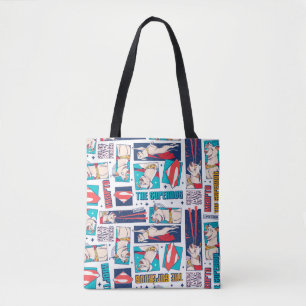 Bolso De Tela Patrón de panel cómico de Krypto