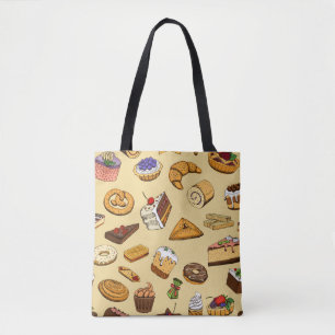 Bolso De Tela Patrón de pasteles