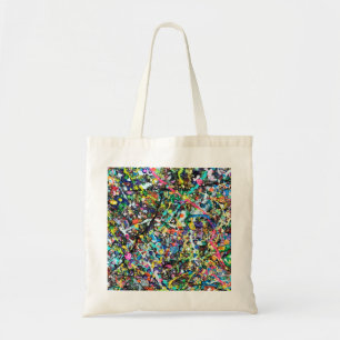 Bolso De Tela Patrón de patrón de tabulación de pintura de pintu