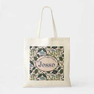 Bolso De Tela Patrón de peces acuapónicos Sostenible