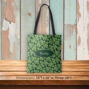 Bolso De Tela Patrón de Perejil