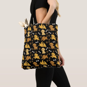 Bolso De Tela Patrón de Perro Adorable