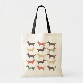 Bolso De Tela Patrón de perro Dachshund