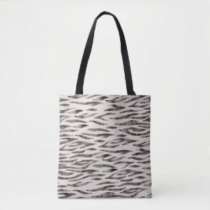 Bolso De Tela Patrón de piel animal salvaje del tigre