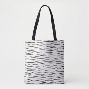 Bolso De Tela Patrón de piel animal salvaje del tigre