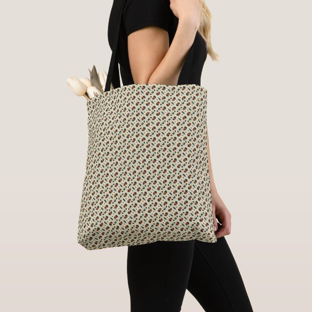 Bolso De Tela Patrón de piel de leopardo (Detalle)