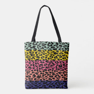 Bolso De Tela Patrón de piel de leopardo moderno