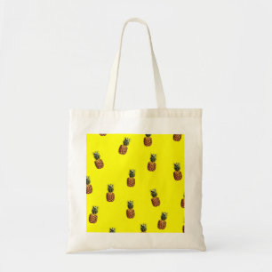 Bolso De Tela patrón de piña