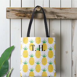 Bolso De Tela Patrón de piña personalizado