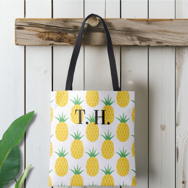 Bolso De Tela Patrón de piña personalizado (Subido por el creador)