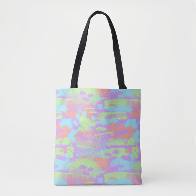 Bolso De Tela Patrón de pincel (Anverso)