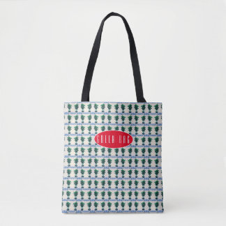Bolso De Tela Patrón de planta en maceta