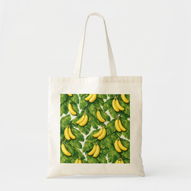 Bolso De Tela Patrón de Plátano (Frente)