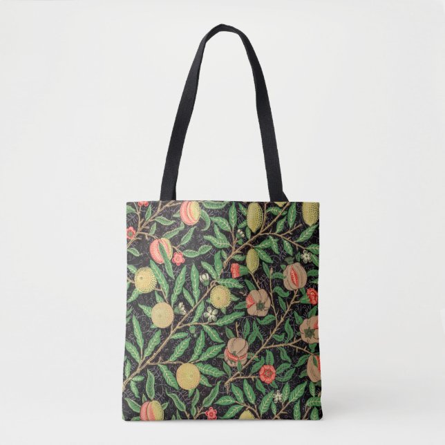 BOLSO DE TELA PATRÓN DE POMEGRANITO DE ÁRBOL DE FRUTA (Anverso)